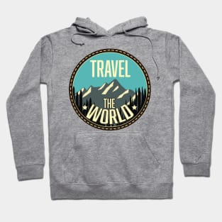 Travel The World logo Hoodie